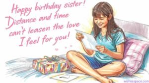 Belated Birthday Wishes for Sister
