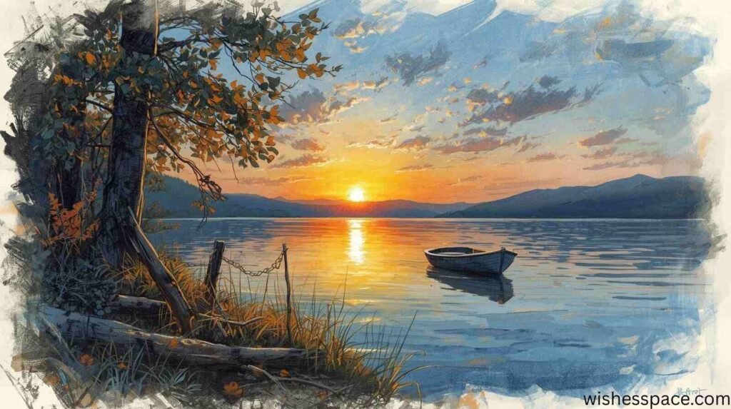 Long-distance Good Evening Messages