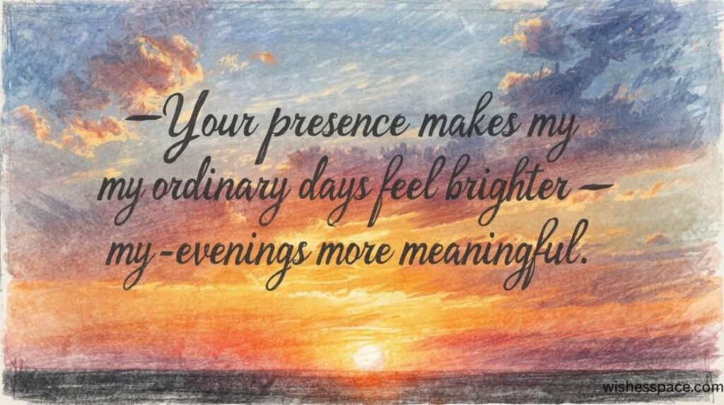 Sweet Good Evening Message for Her to Smile