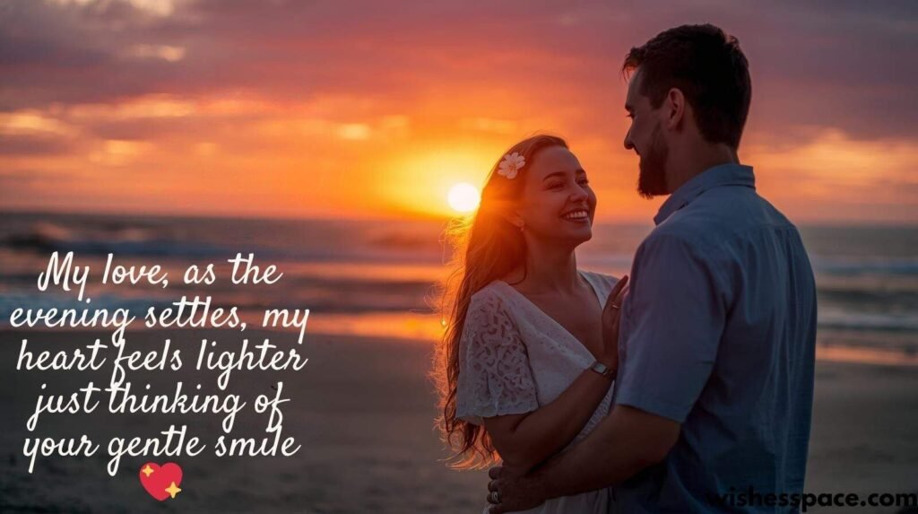 Sweet Good Evening Messages for My Wife
