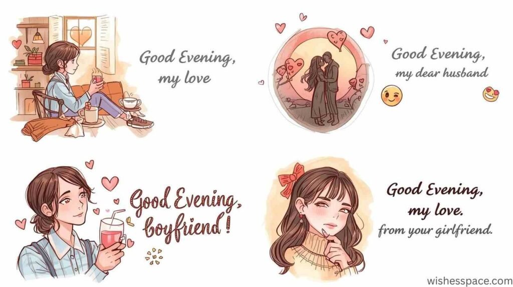 Romantic Good Evening Messages for Him