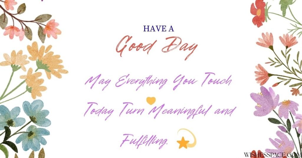 Sweet Good Day Messages for Her